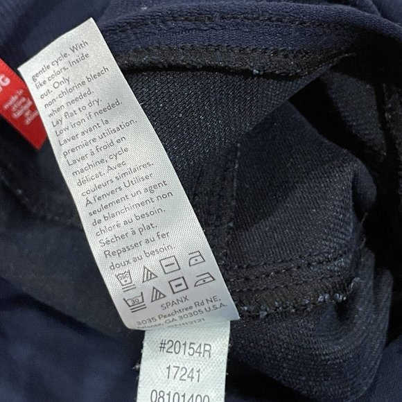 SPANX Mama Ankle Jean-ish Leggings Large Maternity Pant Blue Twilight Full Panel - Picture 6 of 11